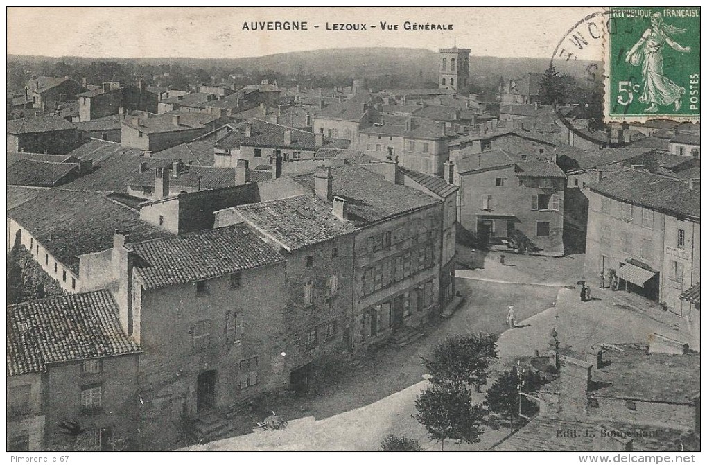 CPA Lezoux - Vue Générale - Lezoux