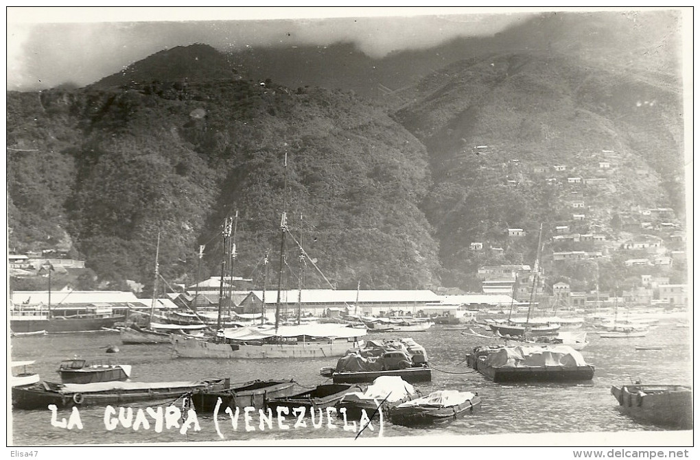 LA  GUAYRA    LES  DOCKS   VUE  PRISE  DU   PAQUEBOT   FLANDRE - Venezuela