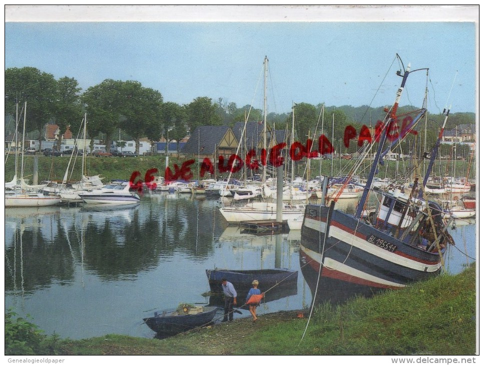 80 - SAINT VALERY SUR SOMME - LES BORDS DE LA SOMME  LE PORT ET LE CLUB HOUSE - Saint Valery Sur Somme