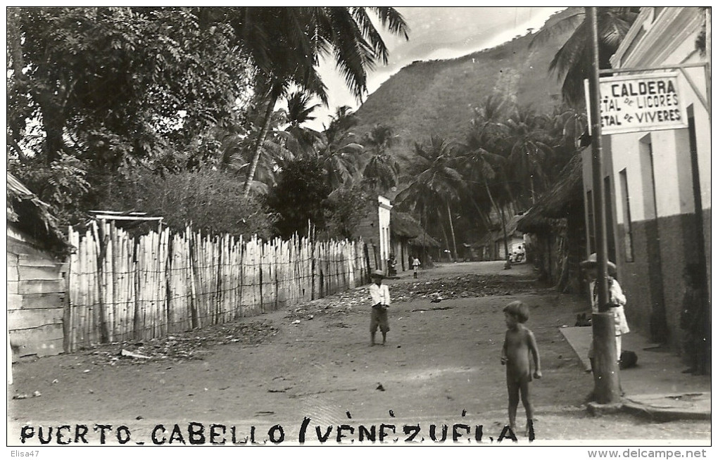 PUERTO  CABELLO   UNE  RUE  (   ENFANTS    +  CALDERA) - Venezuela