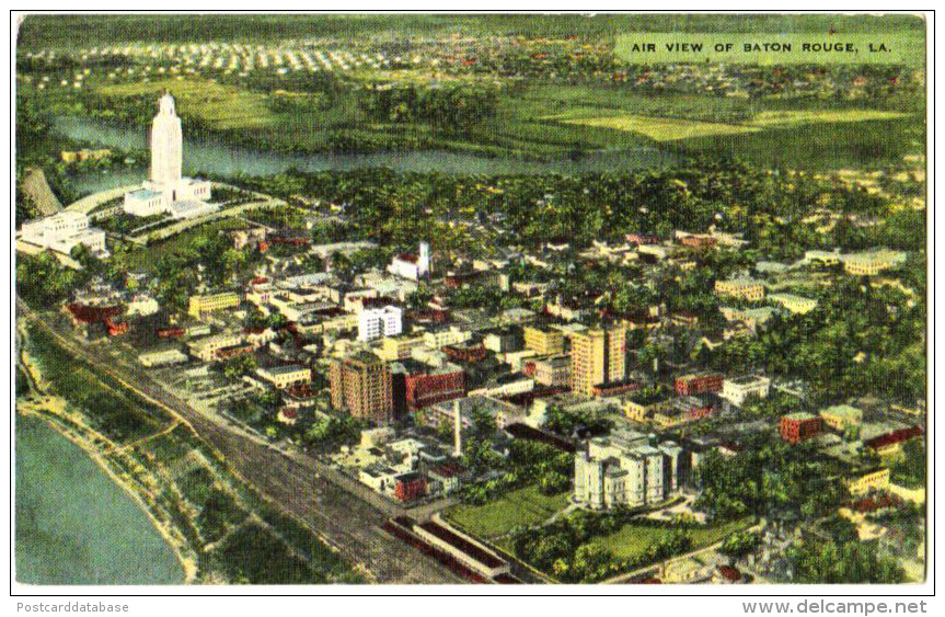 Air View Of Baton Rouge, La. - Baton Rouge