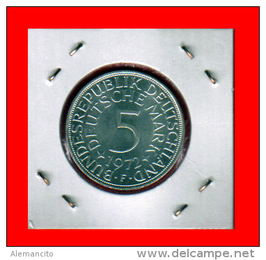 ALEMANIA R.F. MONEDAS DE 5.00 DM -AÑO 1972-CECA.-F - 5 Mark