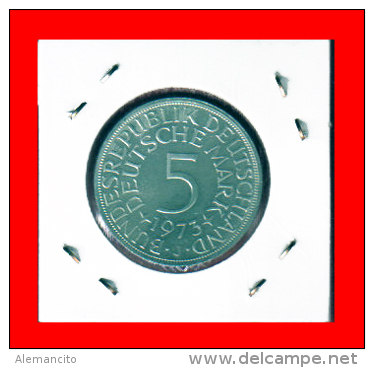 ALEMANIA R.F. MONEDAS DE 5.00 DM -AÑO 1973-CECAS.-J  (  S/C  ) - 5 Mark