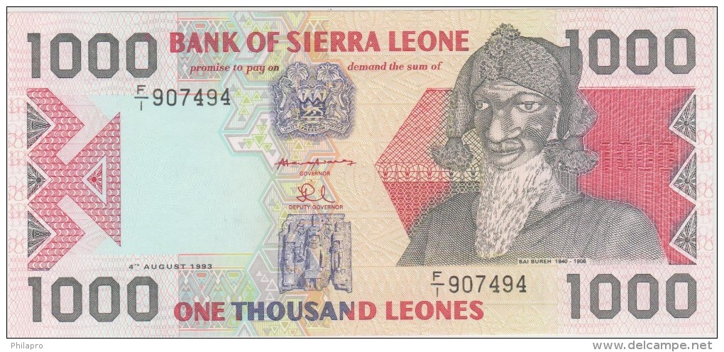 SIERRA LEONE  BANKNOTE    VF++   Ref  647 - Sierra Leone