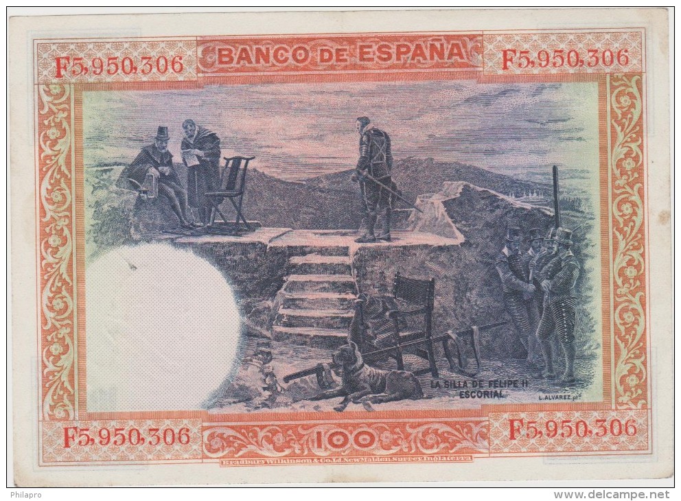 ESPAGNE    BANKNOTE    VF++   Ref  648 - Autres & Non Classés