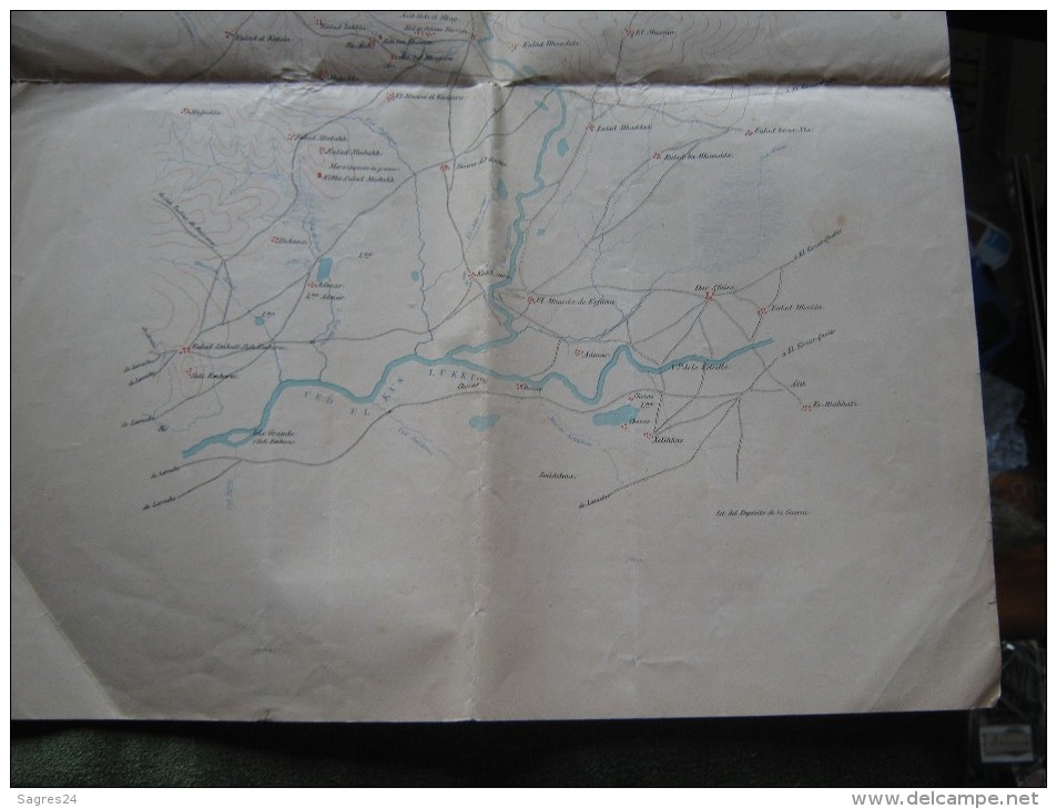 Croquis Del Campo De La Batalla De El Kazar-Quebir - Mapas Geográficas