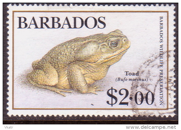 BARBADOS 1989 SG #887 $2 VF Used Wildlife - Barbados (1966-...)