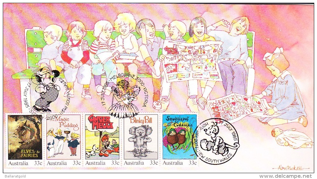 Australia 1985 Children's Classics LARGE Maxi Card - Maximum Cards