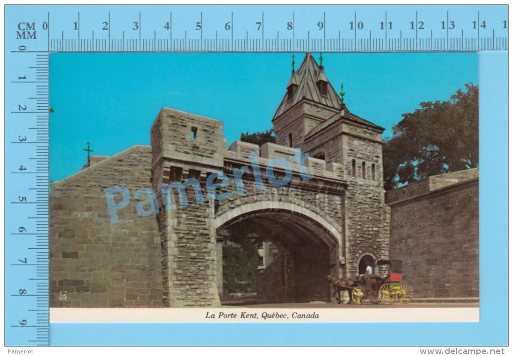 Quebec Canada ( La Prte Kent )  Recto/Verso - Québec – Les Portes