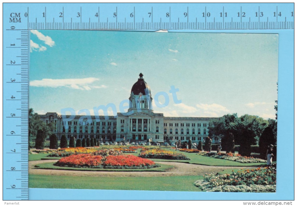 Regina Saskatchewan (The Legislative Building, 7 Cents Stamp )recto/Verso - Regina