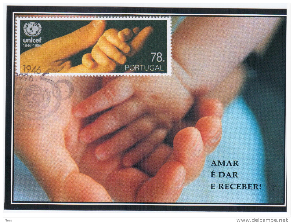 Portugal 1996 UNICEF - Cartoline Maximum