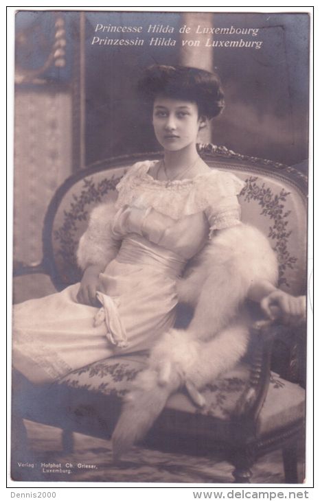 Princesse HILDA De Luxembourg -ed.verlag Hofphot Ch Grieser - Famiglia Reale