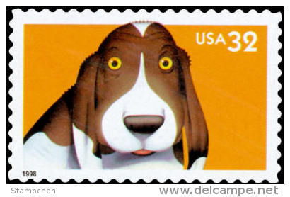 #3230 USA 1998 Bright Eyes Stamp-Dog Pet Animal - Other & Unclassified