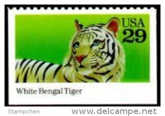 Sc#2709 1992 USA Wild Animal Stamp White Bengal Tiger WWF - Other & Unclassified