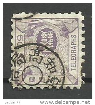 Japon Télégraphe N°9  Côte 34 Euros - Telegraphenmarken