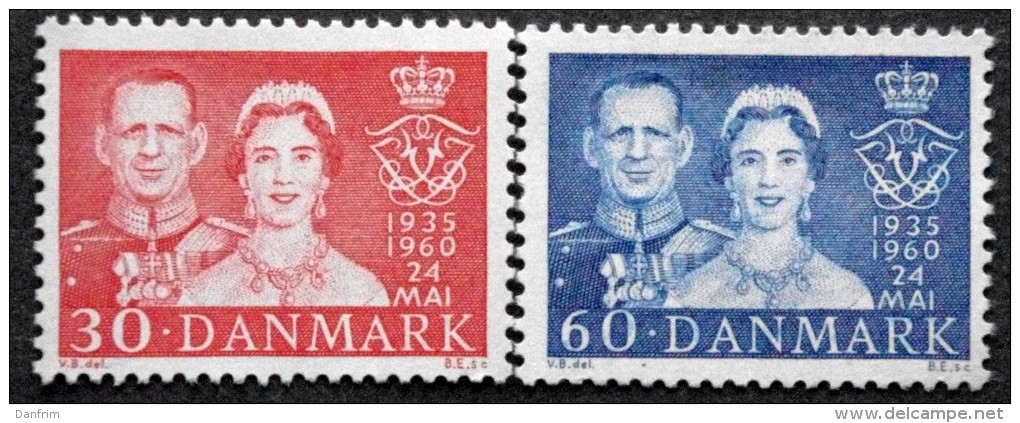 Denmark 1960   Minr.381-82   MNH  (**)   ( Lot L 2684  ) - Nuovi