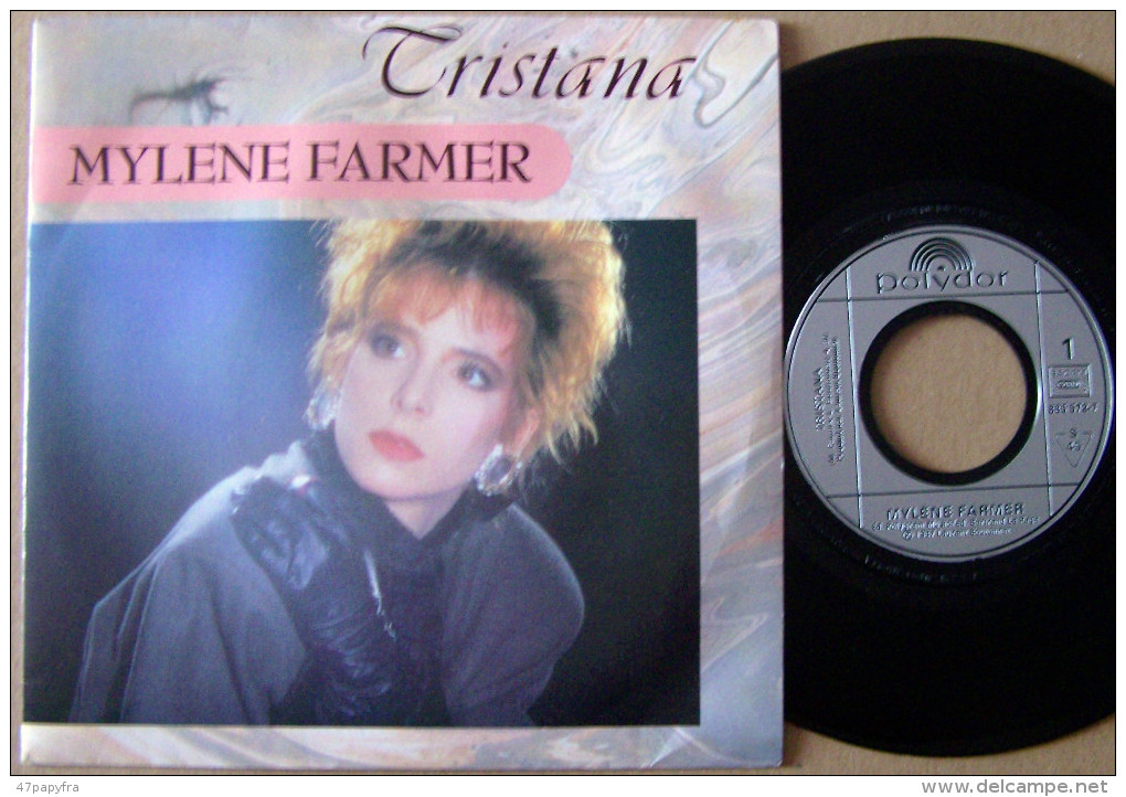 Mylène FARMER SP Vinyle Original Tristana Imprimeur GLORY M M Comme Neuf An 87 - Rock