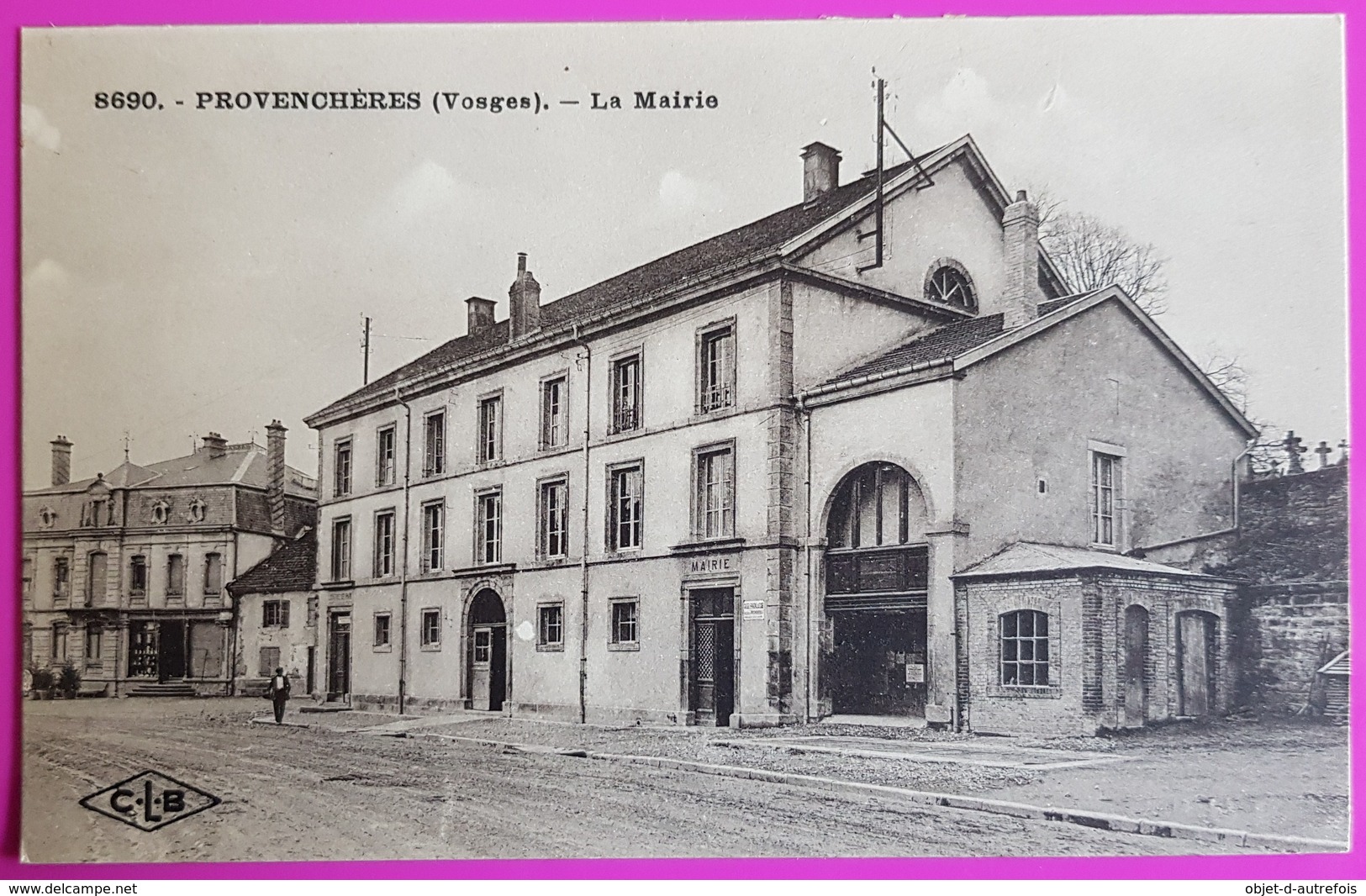 Cpa Provenchères Sur Fave La Mairie 1929 Carte Postale 88 Vosges - Provencheres Sur Fave