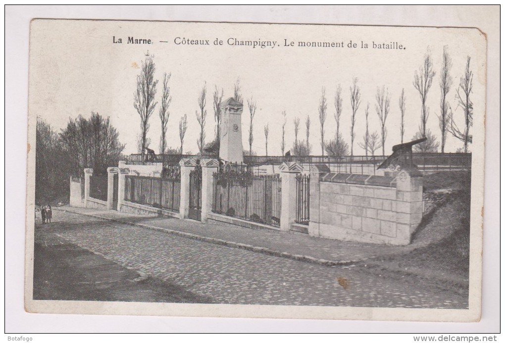 CPA DPT 51 COTEAUX DE CHAMPIGNY, LE MONUMENT DE LA BATAILLE - Champigny