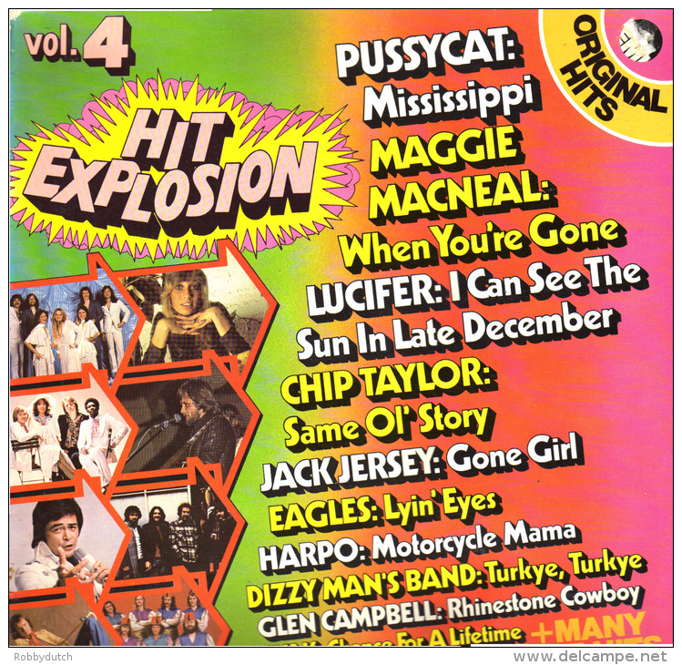 * LP *  HIT EXPLOSION Vol.4 - LUCIFER / PUSSYCAT / KAYAK / IKE &amp; TINA TURNER / EAGLES A.o. - Compilaties