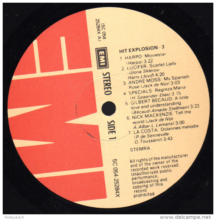 * LP *  HIT EXPLOSION Vol.3 - BECAUD / CATS / IKE &amp; TINA TURNER / MIKE BERRY A.o. - Compilations