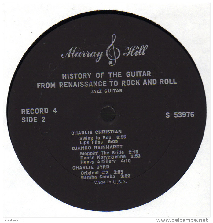 * 5LP box *  HISTORY OF THE GUITAR - FROM RENAISSANCE TO ROCK 'N  ROLL