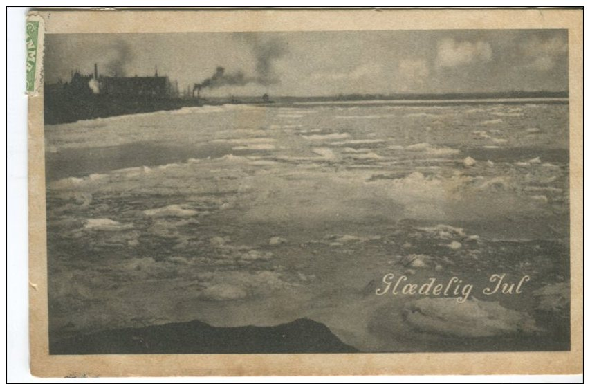 CSF Postcard, Glædelig Jul (Frozen Sea) (1918) - Autres & Non Classés