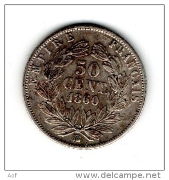 50c 1860 BB - 50 Centimes