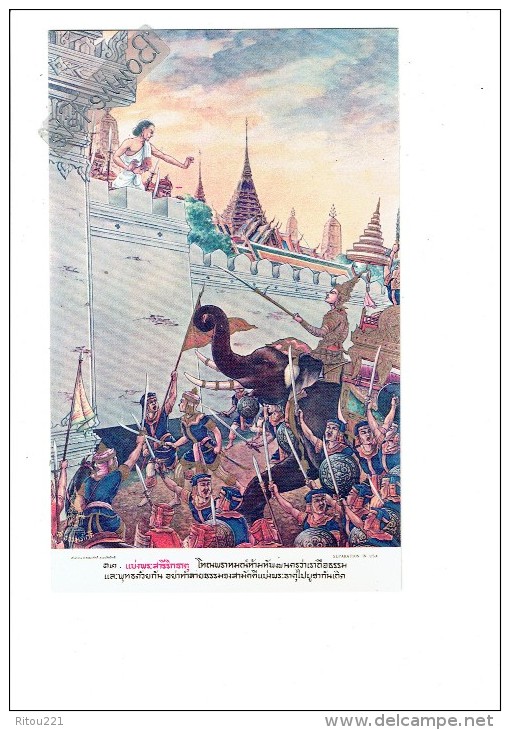 THAILAND - A BRAHMIN NAMED TONA  -  Elephant Guerriers Casquer à  Ponte - N°E32 - Buddha Life - Bouddhisme