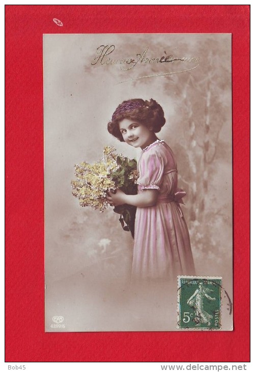 6674 - CARTE POSTALE CPA ENFANT FLEUR - Autres & Non Classés