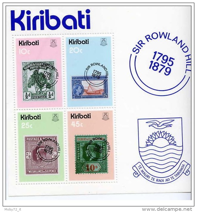 Kiribati - 1979 - Nuovo/new - Francobollo Su Francobollo - Mi Block 6 - Kiribati (1979-...)