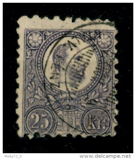 Ungheria - 1871 - Usato/used - Re Francesco Giuseppe - Mi N. 13 - Usati
