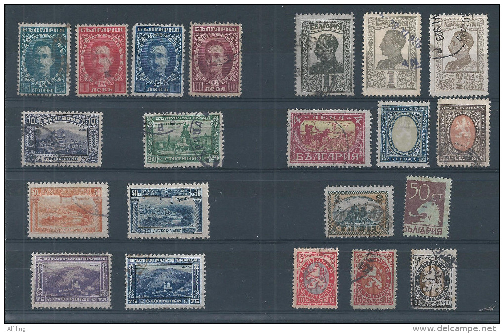 156 -  190 Entre  Lot 21 Valeurs   Obl - Usati