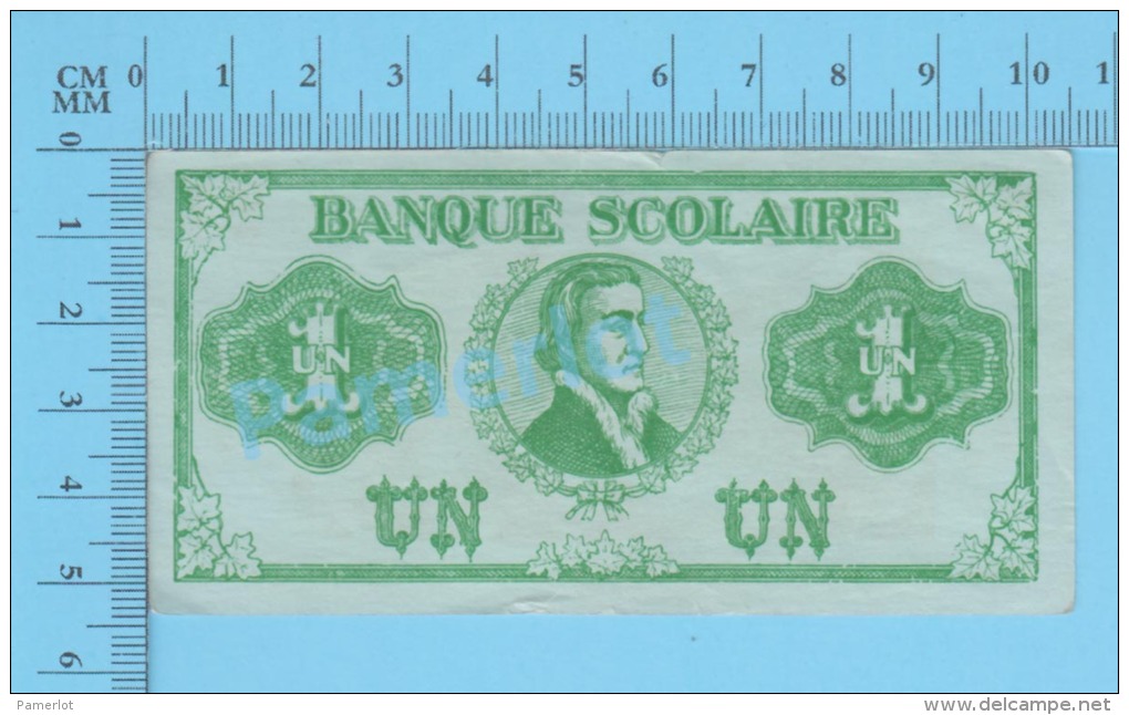 1920, Monnaies Scolaires, Billet De 1$ Quebec Canada ( John McDonald Par Frères Des Écoles Chrétiennes )recto/Verso - Non Classés