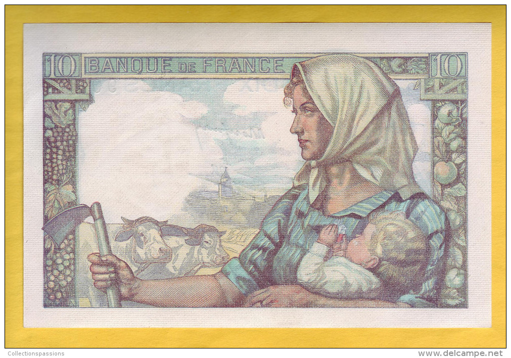 BILLET FRANCAIS - Billet Fauté - 10 Francs Mineur 19.11.1942 NEUF - Fautés