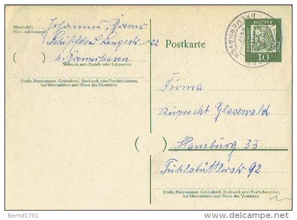 Germany - Postkarte Echt Gelaufen / Postcard Used (D1092) - Postcards - Used