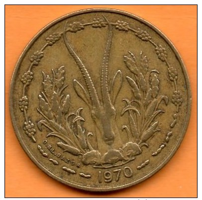 R/ WEST AFRICA / AFRIQUE OUEST 10 FRANCS 1970 - Autres – Afrique