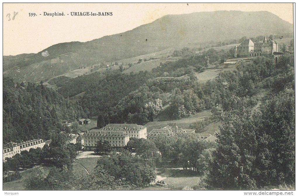 11853. Postal URIAGE Ls BaNYS (Isere). Dauphine. Balneario, Thermes - Uriage