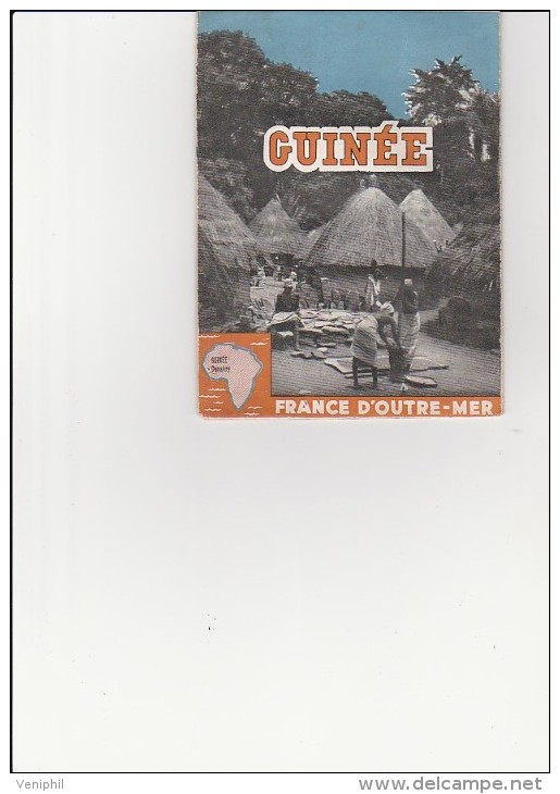 DEPLIANT TOURISTIQUE -GUINEE - ANNEE 1950 - Reiseprospekte