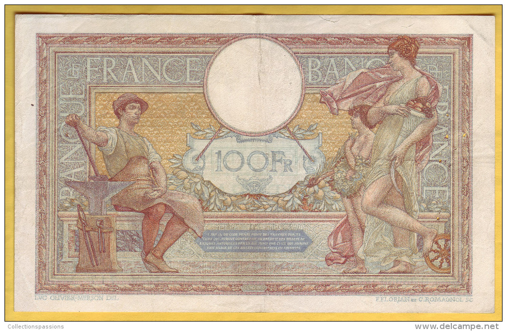 BILLET FRANCAIS - 100 Francs Luc Olivier Merson 15-7-1932 TB+ - 100 F 1908-1939 ''Luc Olivier Merson''