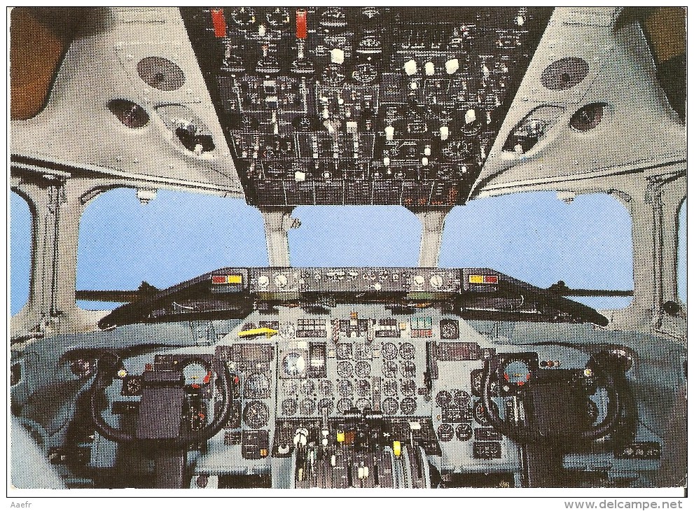 CP Aviation - Swissair - DC 9 Cockpit - CARTE - 1946-....: Moderne