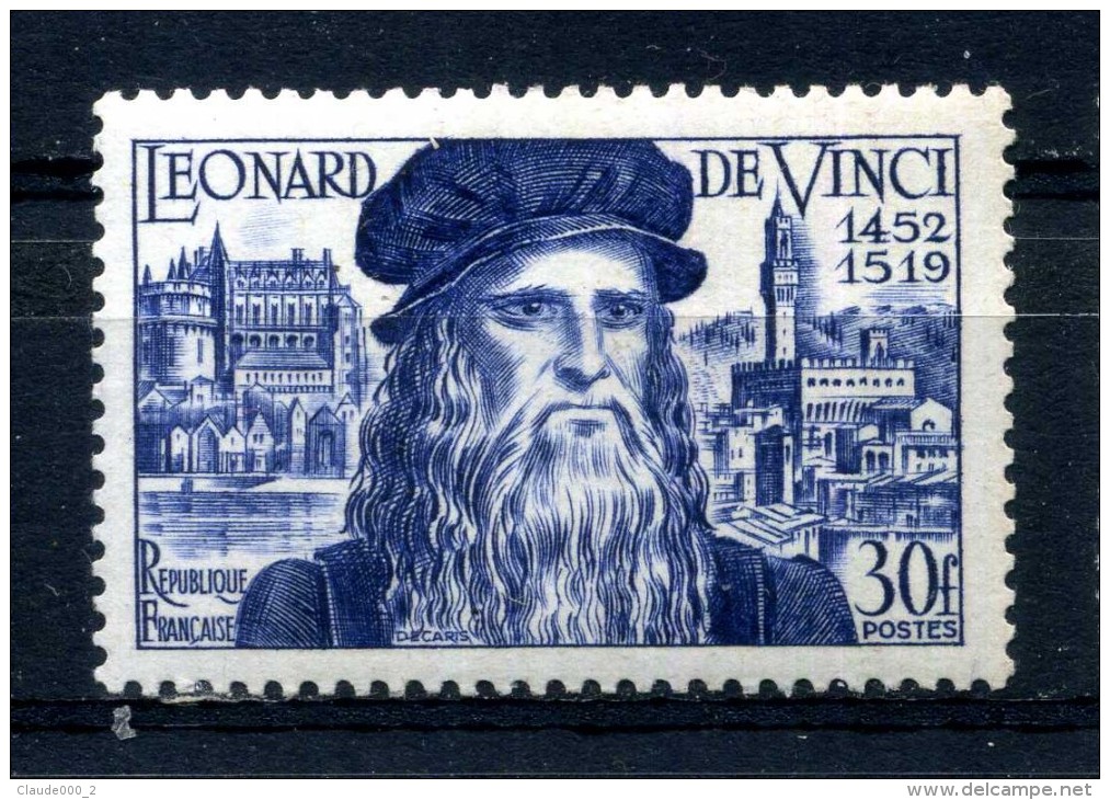 N° 929 Léonard DE VINCI Neuf ** - Unused Stamps