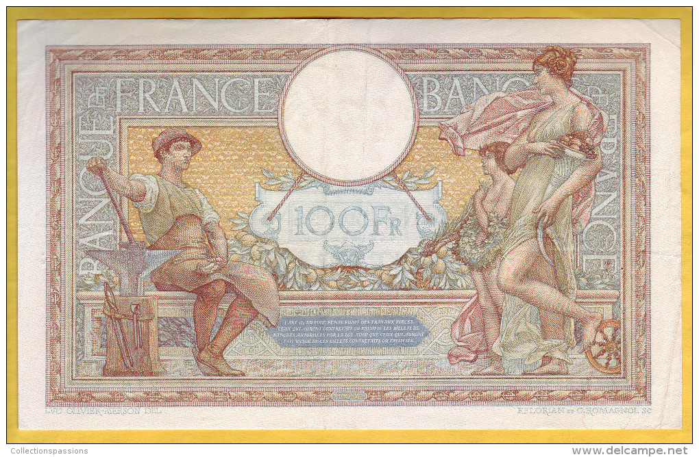 BILLET FRANCAIS - 100 Francs Luc Olivier Merson 27-1-1938 TTB+ - 100 F 1908-1939 ''Luc Olivier Merson''