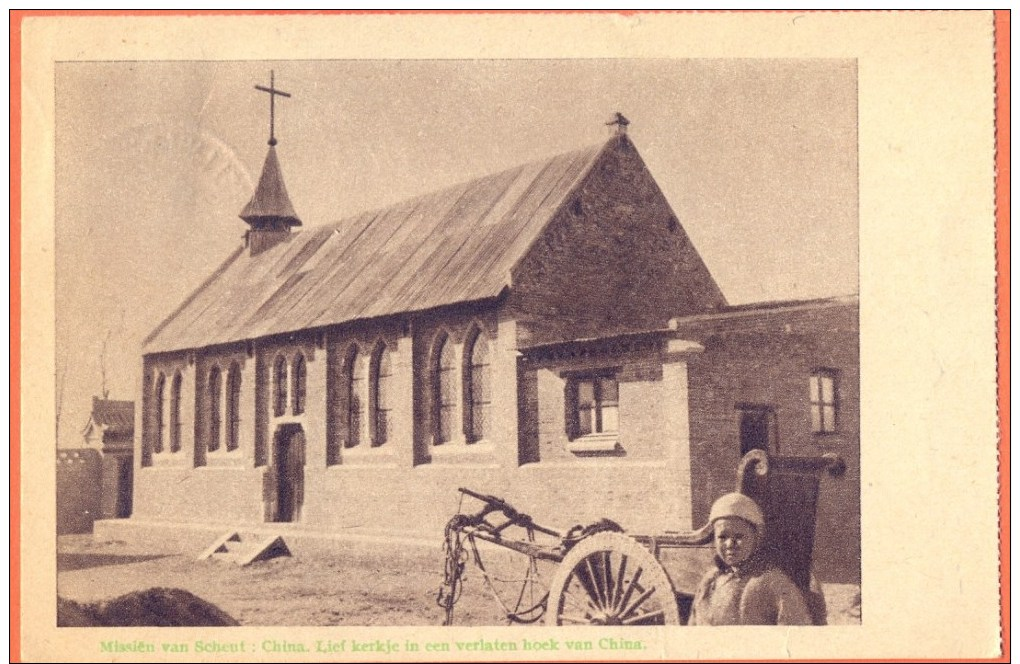 CHINE - Mission De Scheut Lief Kerkje In Een Verlaten Hoek Van China Used ST. Katelijne Waver 1935 - China