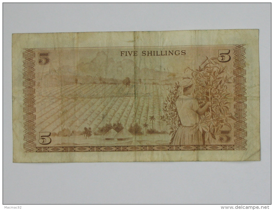 KENYA 5 Five Shillings 1971   **** EN ACHAT IMMEDIAT **** - Kenia