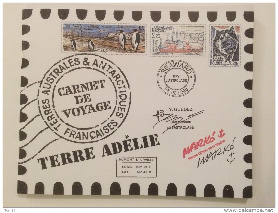 TAAF 2001, Carnet De Voyage En Terre Adelie - Booklets