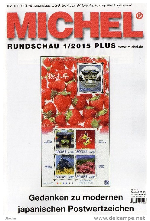 Briefmarken Rundschau MICHEL 1/2015-plus Neu 6€ New Stamps World Catalogue And Magacine Of Germany ISBN 9 783954 025503 - Andere & Zonder Classificatie