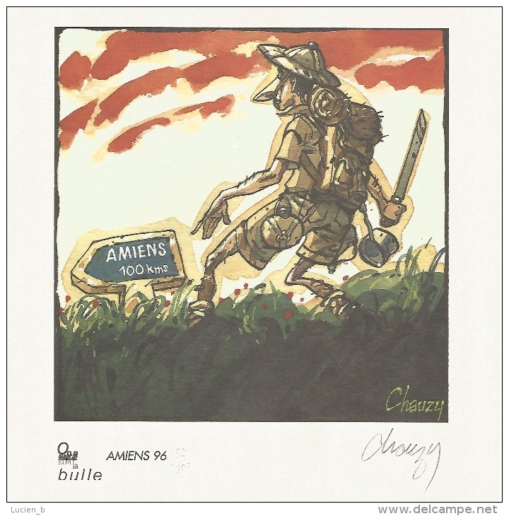 CHAUZY  -  Ex-libris Pour Le Festival BD D'Amiens 1996 - Illustratoren A - C