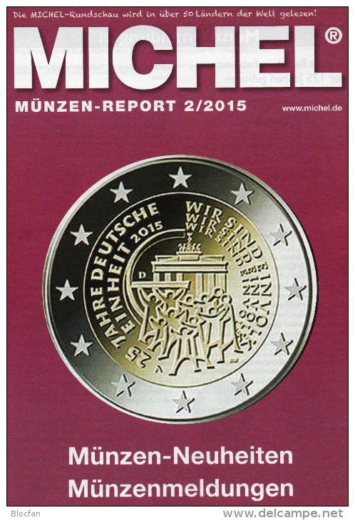 MICHEL Briefmarken Rundschau 2/2015 Neu 6€ New Stamp Of The World Catalogue And Magacine Of Germany ISBN 9 783954 025503 - Materiaal