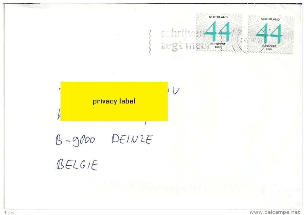 Nederland 2007 Zwolle &gt;&gt; Deinze B - Briefe U. Dokumente